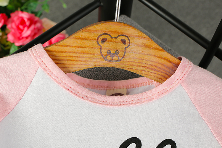 Cô gái thời trang new cartoon puppy in ngắn tay t-shirt 2018 mùa hè mát mẻ vòng cổ áo sơ mi bé quần áo