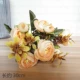Trang trí nội thất hoa đơn chùm hoa hồng mô phỏng hoa giả hoa bó hoa phòng khách đặt phòng ngủ bằng nhựa hoa lụa - Hoa nhân tạo / Cây / Trái cây