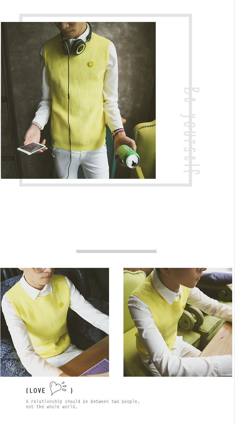 Débardeur homme Woolen gilet pour automne - Ref 1598562 Image 15