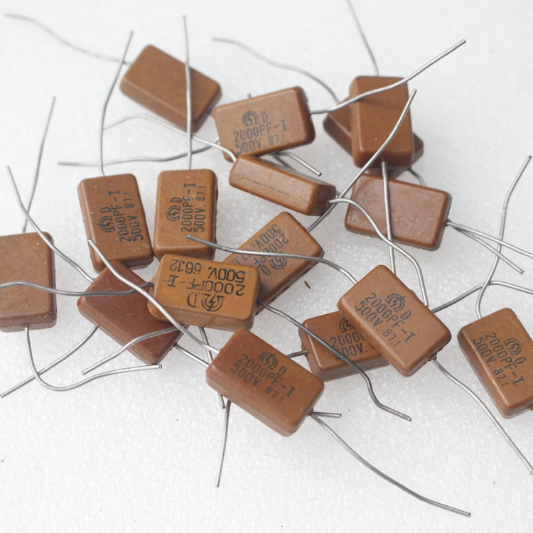 New 1000PF2000PF1200PF750PF500V100PF sound bile machine radio mica capacitor single