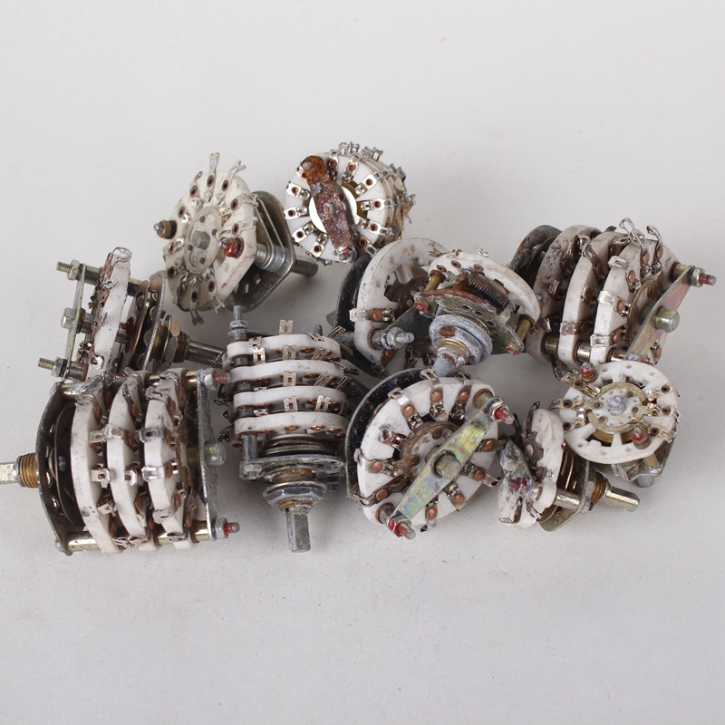 New stock silver plated copper ceramic band switch