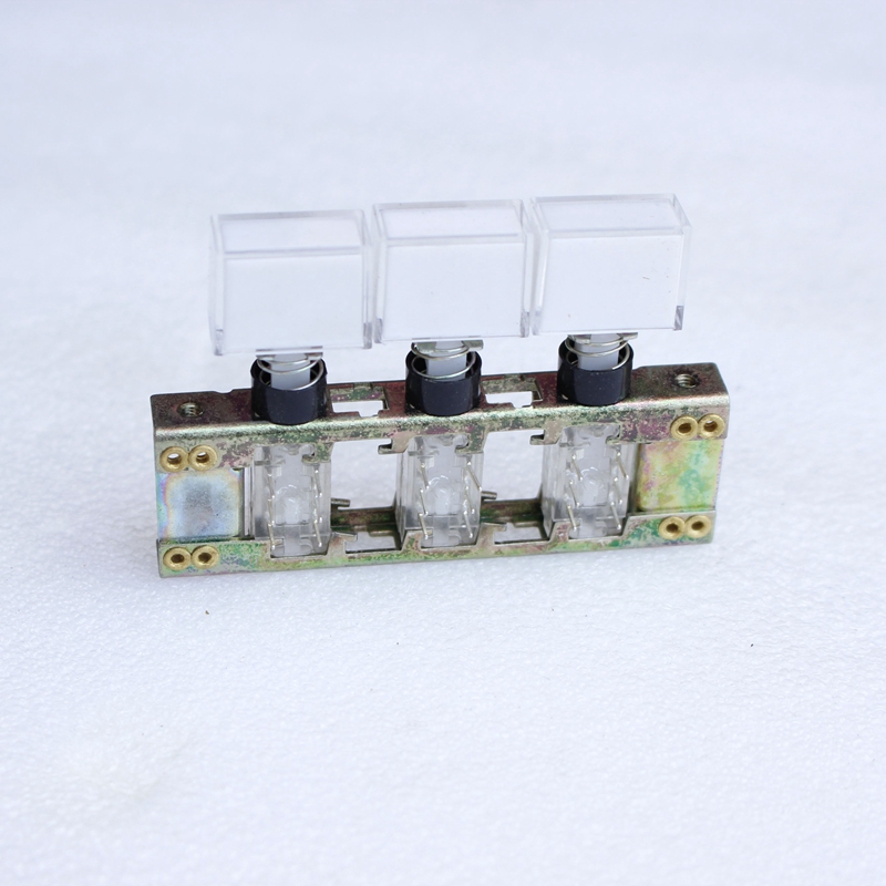 Brand new 1 KZJ2 silver plated foot with lamp straight key switch key switch