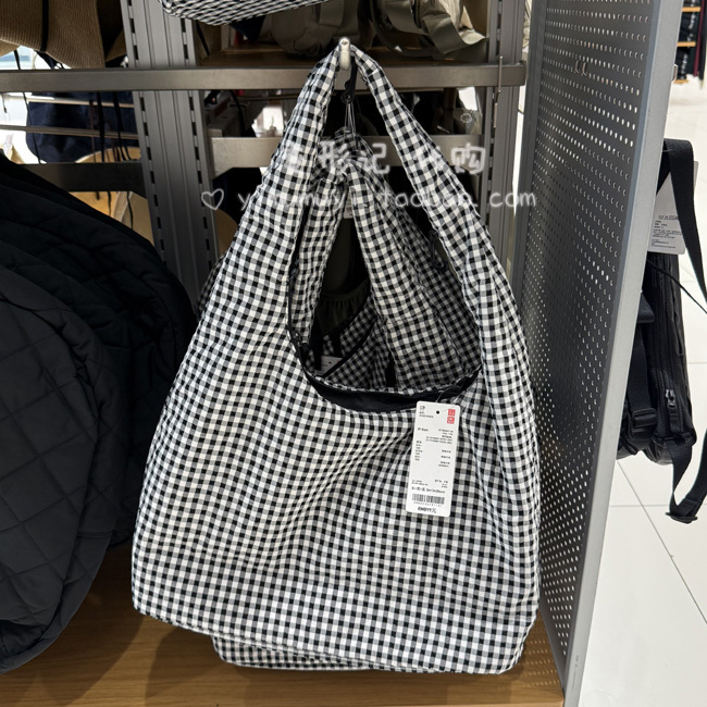Seersucker Shoulder Bag Uniqlo Women's Clothing 492584 Seersucker Shoulder Bag Uniqlo Women's Clothing 492584