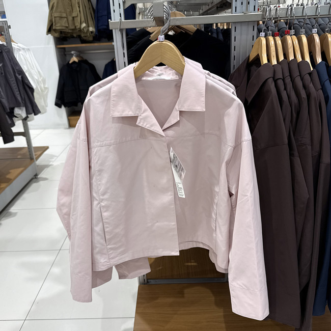 Uniqlo Women's Open-Collar Short Jacket/Coat Jacket 26 Spring and Summer New Style 483810