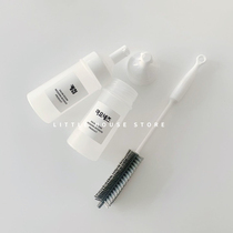 Little-House of the House of the Litter) Minimalist wind-day style long handle silica gel wash cup brush bottle cleaning brush