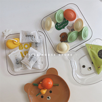 Little-House of the House of the Litter) Cocoa Love-fun Spitting Disc Snack Dish with Multi-purpose Decorative Disc