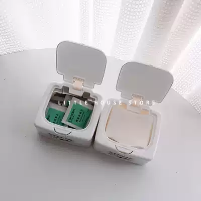 Little House ) ins recommended storage One Push Flap Square small object finishing box