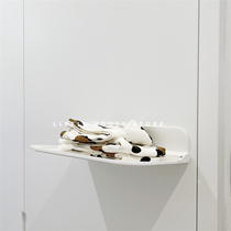 Little-House of the House of the Litter) Stickup-wall-mounted foldable clothing containing board bathroom shelve