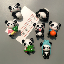 Cartoon Cute Resin Creativity Sichuan Chengdu Rolling Memorabilia Magnetic Photo Post Panda Fridge Sticker Magnetic Sticker