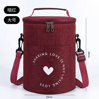 Темно -красный большой