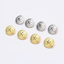 Metal Button Alloy Security Uniform Button Big Coat Suit Shirt Clothing Accessories Buckle