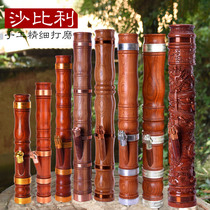 High-grade Yunnan bamboo hookah solid wood natural Rosewood tobacco pipe filter smoking kit Sabili wood pipe hookah