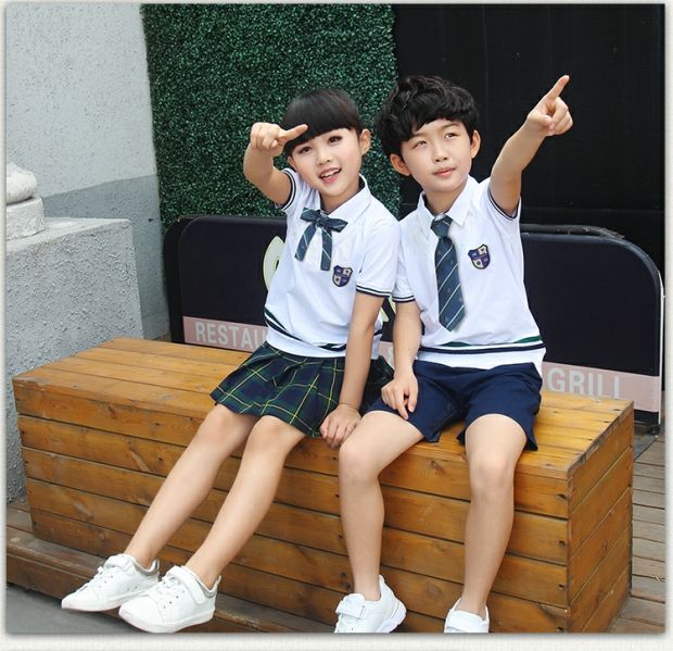 Mùa hè mới tiểu học và trung học quần áo Lãnh thổ phương Tây câu chuyện cổ tích quý tộc Anh gió cậu bé phù hợp với mẫu giáo quần áo đồng phục tùy chỉnh quần áo trẻ con