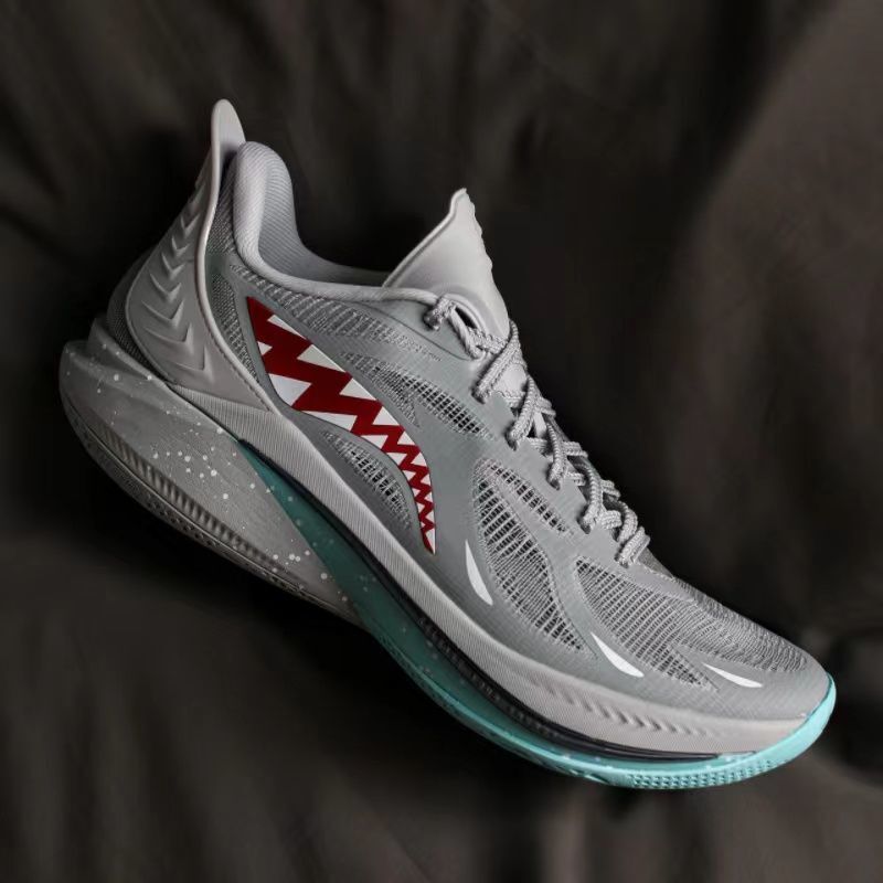 Sonic 12 Youth Practical Basketball Shoes for Men, Summer Mesh Breathable Non-Slip Wear-Resistant Training Shoes for Older Children 13