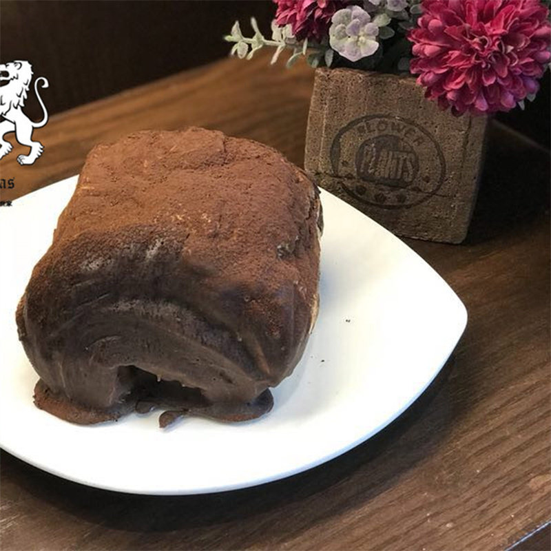 Net Red Dirty Bag Chocolate Crisp Chocolate Danish Cocoa Powder Chocolat Dessert Breakfast Bread