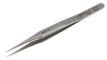 Erem Switzerland M5S microscope tweezers M5-S pointed 0 2mm length 80mm precision slender tweezers