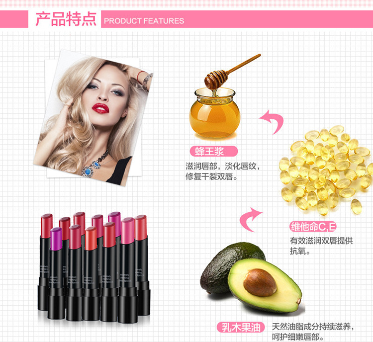 Son môi son môi Hàn Quốc màu son bóng tốt kéo dài không dính cốc dưỡng ẩm giữ ẩm môi son mac ruby woo