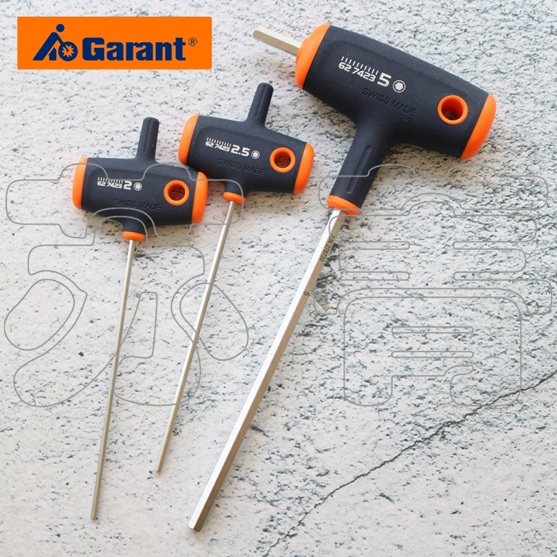 German original imported Hoffman GARANT inner hexagonal T-wrench with horizontal handle Swiss made 2-10mm