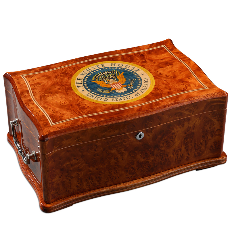 Cigar moisturizing box alcohol cigar piano paint multi-layer large-capacity moisturizing box cigar tobacco box