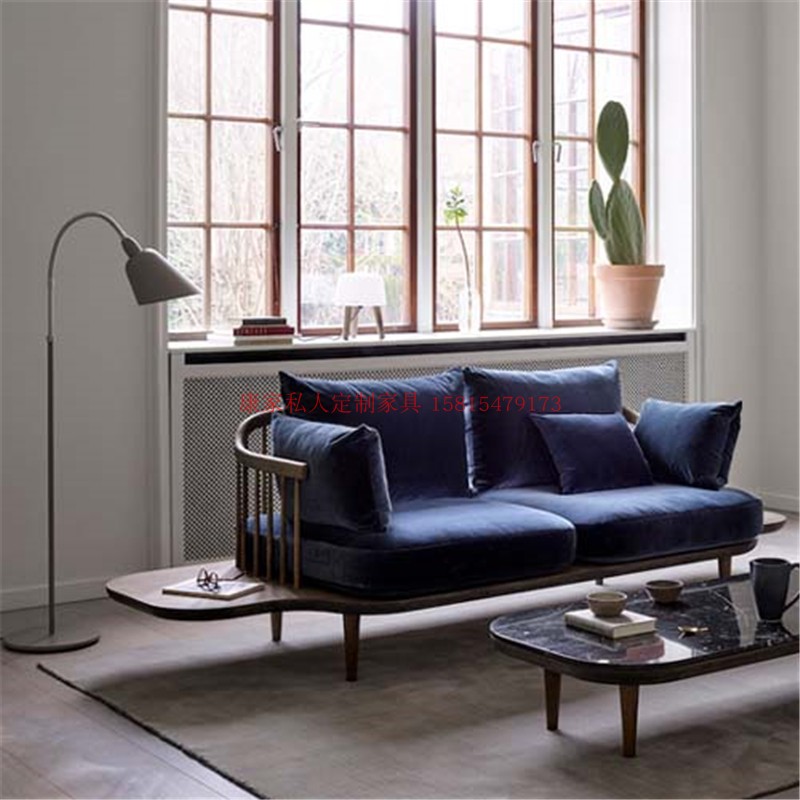 Thiết kế nội thất tùy chỉnh cao cấp Trung Quốc FlySofa với bàn cạnh ghế sofa Zen mới của Trung Quốc ghế sofa