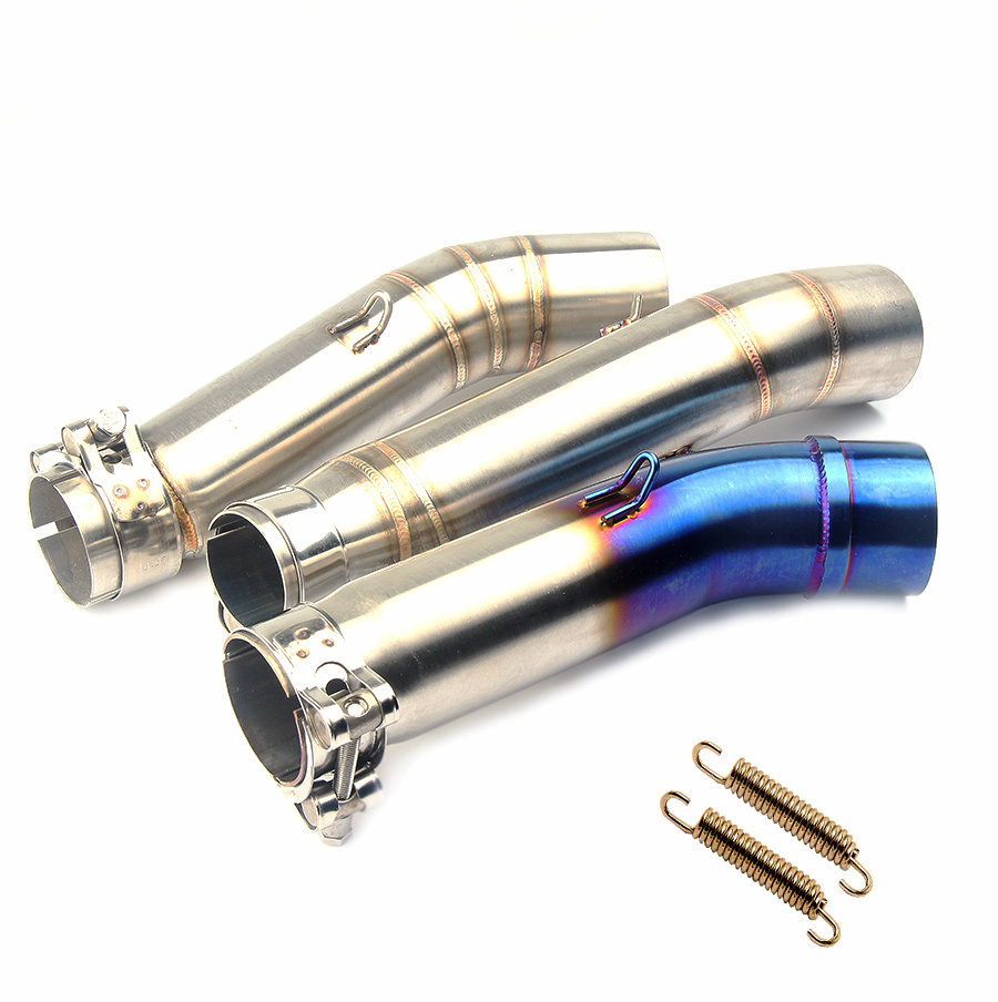 Modified parts suitable for Honda locomotive CBR300R CB400 CBR500 stainless steel exhaust pipe mid-section interface