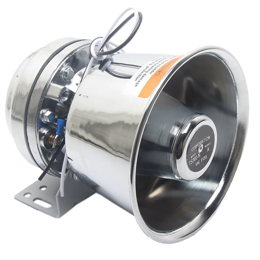 Car high power speaker horn stainless steel 200W 600W publicity fire siren auto parts universal