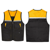 Черный и желтый (отражающие полоски)