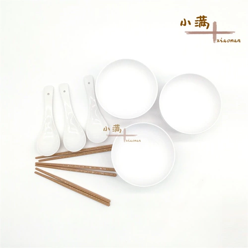 Персонаж, детская симуляционная игра кухня ресторан китайский стиль питания пластиковых игрушек реквизит проса рисовой миски