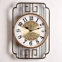 Hanging Clock Living Room Home Fashion Creative Minimalist European Style Mute Watch Nordic Light Extravagant Personality New Chinese Quartz Clock