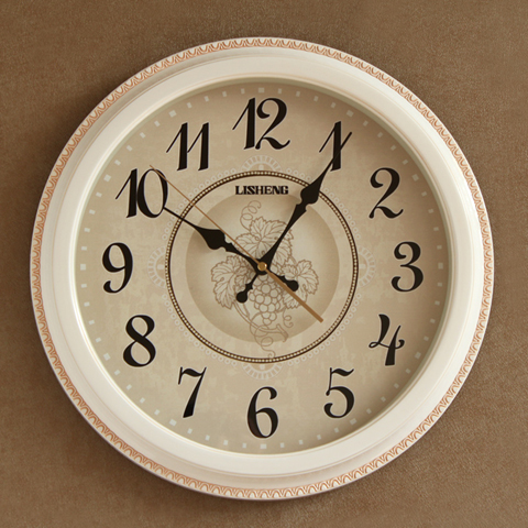 Watch Watch Hang Clock Brief Fashion Eu Style Living Room Home Quartz Clock Round Bedroom Silent Clock Creative Hanging Wall Watch