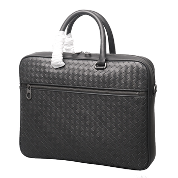 New woven business style large capacity crossbody handbag