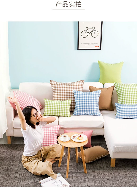 Lớn giường gối đệm gối đệm trở lại gối bìa vườn mà không có lõi máy bay lưới sofa thắt lưng đồng bằng AB - Trở lại đệm / Bolsters gối tựa lưng văn phòng