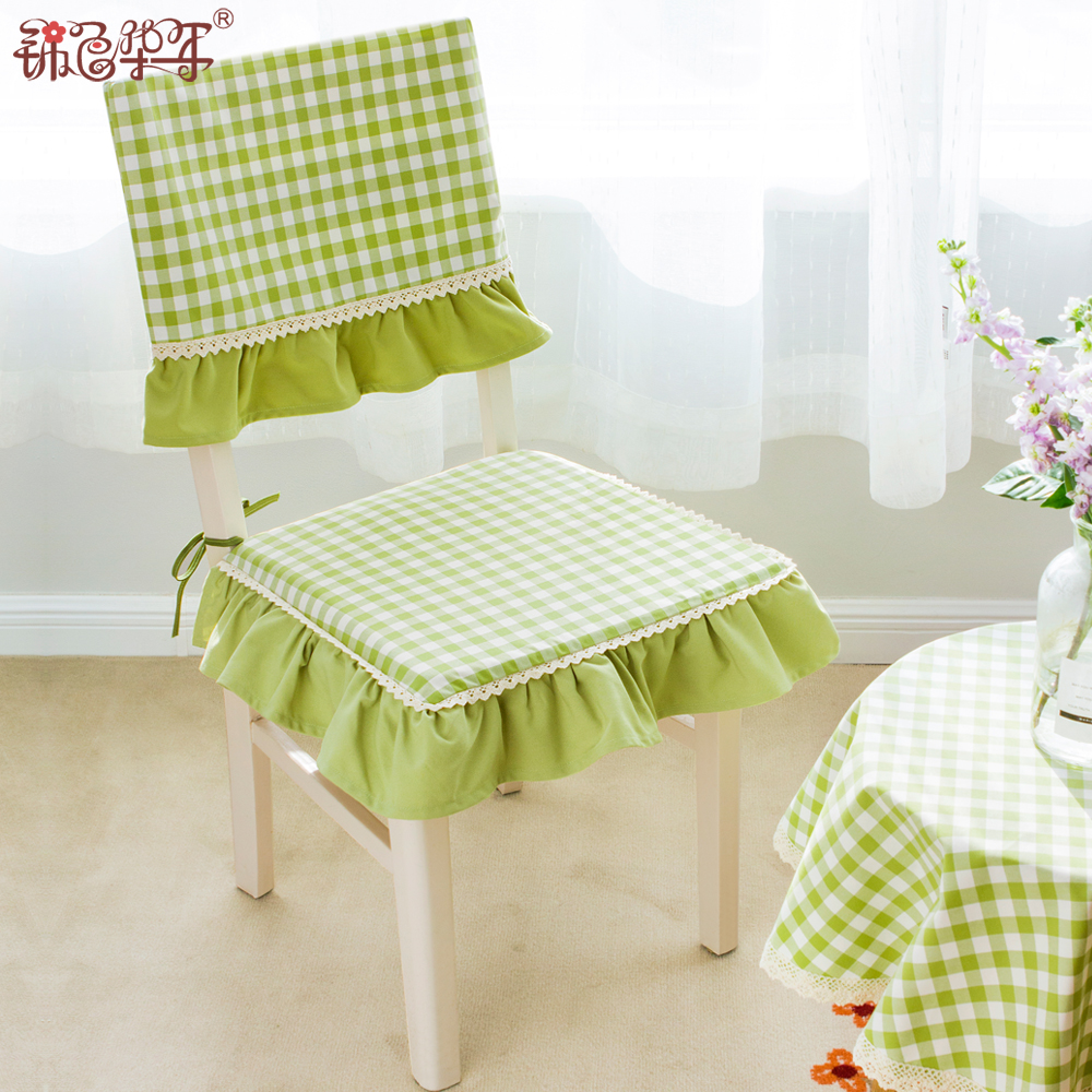 Eurostyle Lotus Leaf Side Chair Cushion Chair Cushion Removable Wash Cloth Art Thickened Sponge Office Student Computer Chair Mat