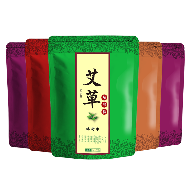 艾叶泡脚药包驱寒男女士去除生姜草本足浴粉包