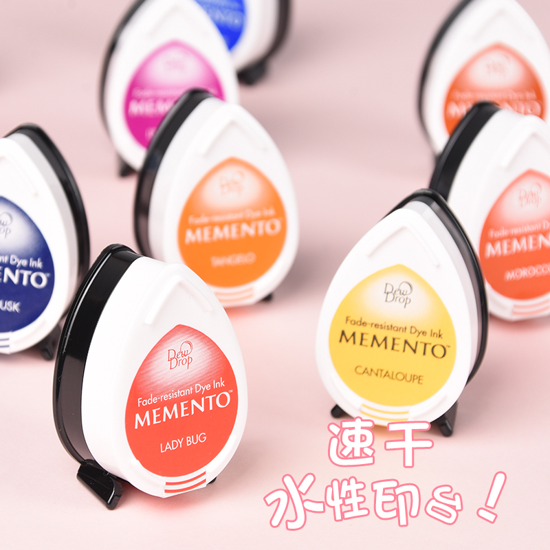 () lunar cat Tsukineko MD drop printing table hand ledger rubber stamp dyeing card Brush Color art Inform Color Inprint MD-Top 18 Color