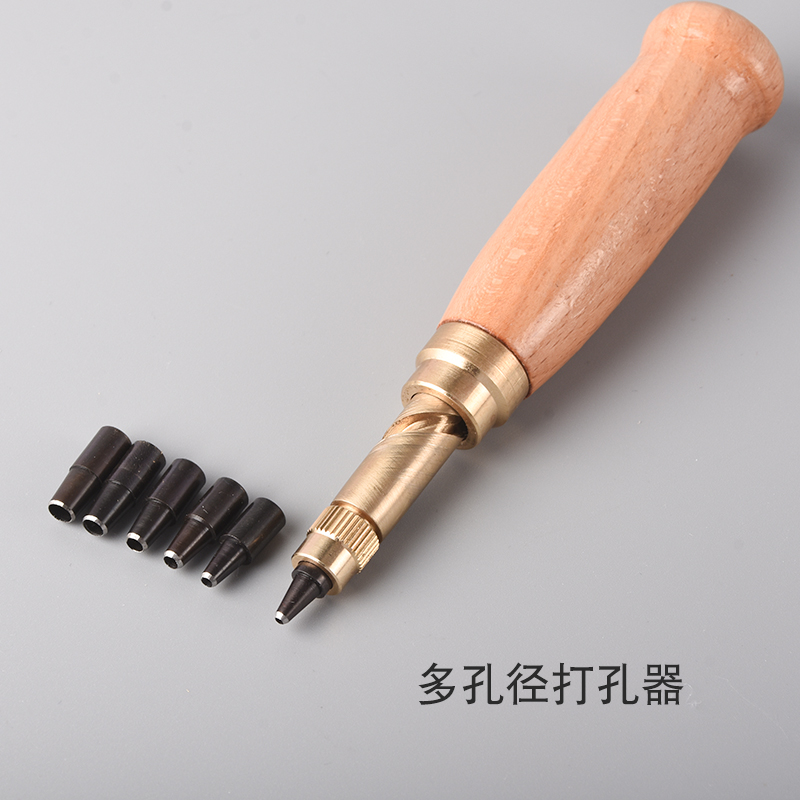 Multi-aperture semiautomatic puncher multifunction labor-saving leather engraving heat-shrink sheet Cardboard Punch Hole machine Hand Hole machine Punching Eye round hole Handmade Home Diy flush