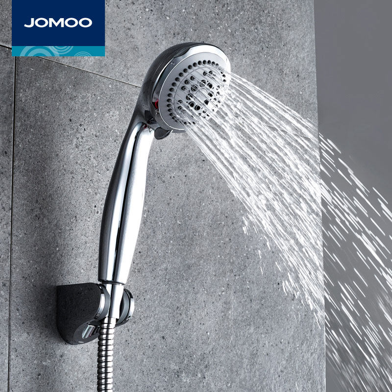JOMOO nine pastoral rain shower five function water-saving spray head hand-held shower head spray lotus head set S02015