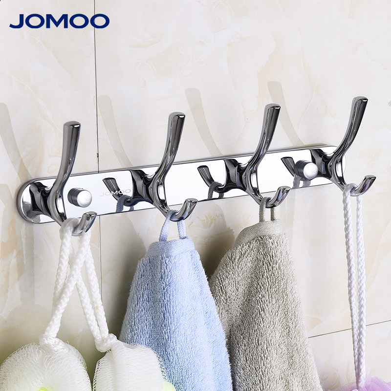 Nine Shepherd Towel Hook Kitchen Row Hook Wall-mounted Wall Toilet Fitting Room Wardrobe Door Rear hangover hook 938804