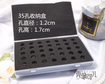 The 35-hole sponge storage box can hold a quarter of the toner in Sminger Schönchene and other eyeballs to receive the baby head
