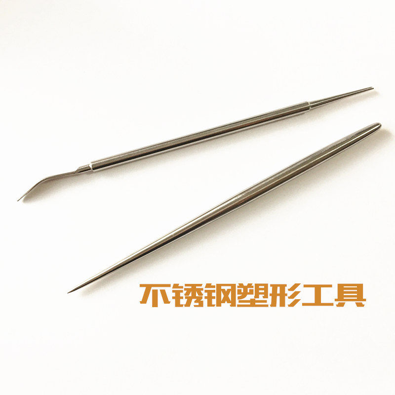 Stainless steel shape tools Small rods pointy rods soft pottery tools sculpture tools clay tools