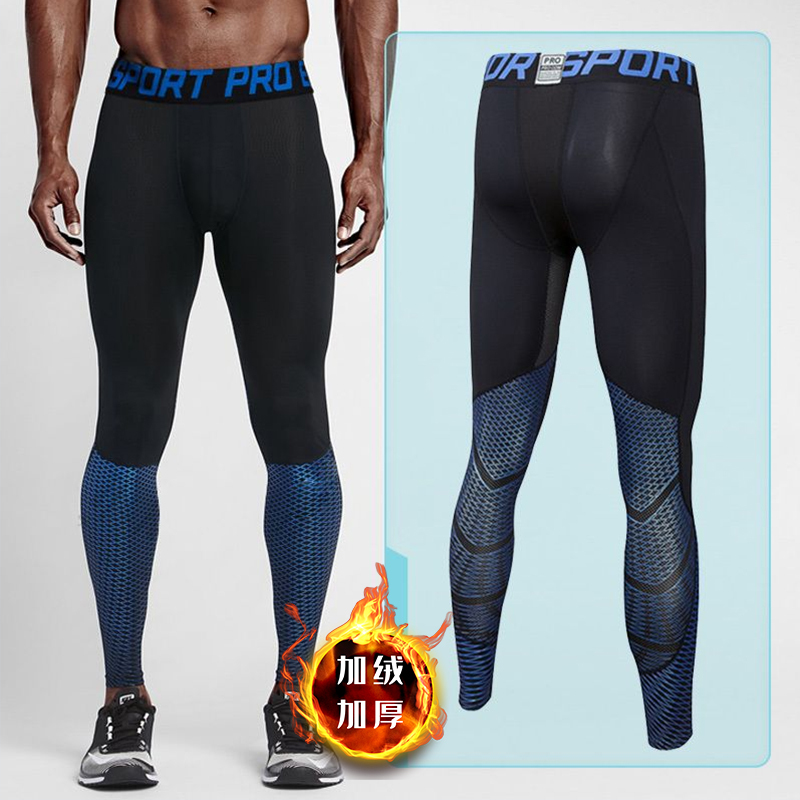 James Sports Pants Lakers Basketball Training Tight-Fitting Long Pants Spring and Autumn Thickened Breathable Skin-Friendly Running Fitness Base Layer