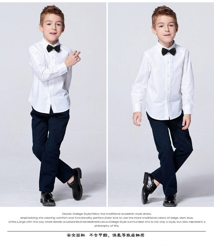 Chemise garcon à manche longue - Ref 2074554 Image 48