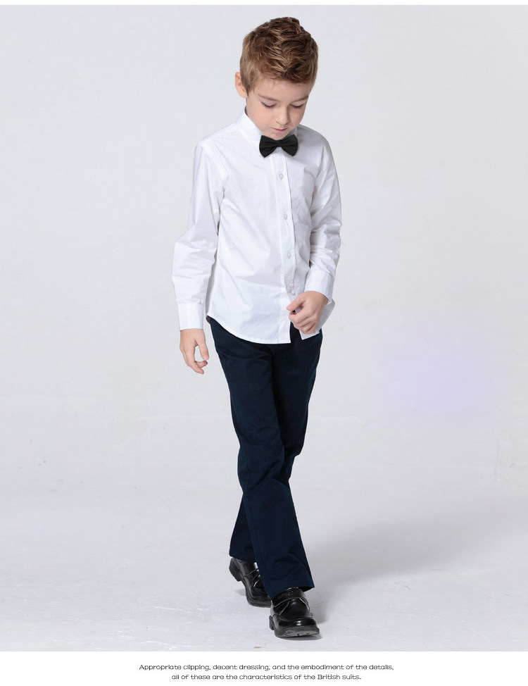 Chemise garcon à manche longue - Ref 2074554 Image 47