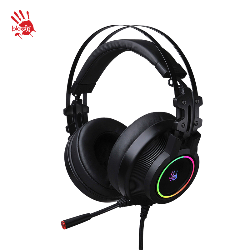 Shuangfeiyan Bloody Hand Ghost Bloody G528C desktop computer headset head-mounted gaming game eating chicken double wheat noise-cancelling headset listening to voice debate Jedi Survival USB7 1 vocal microphone