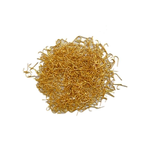 Golden Cuff Hook Yellow Sleeve Fish Hook Fine Hook Bulk Hook Fishing Hook Gear Fishing Gear Fishing Gear Supplies Fish Fishing Gadget