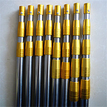 Stainless steel copy net Rod berth harpoon harpoon multifunctional short-section telescopic rod fishing gear fishing supplies small accessories