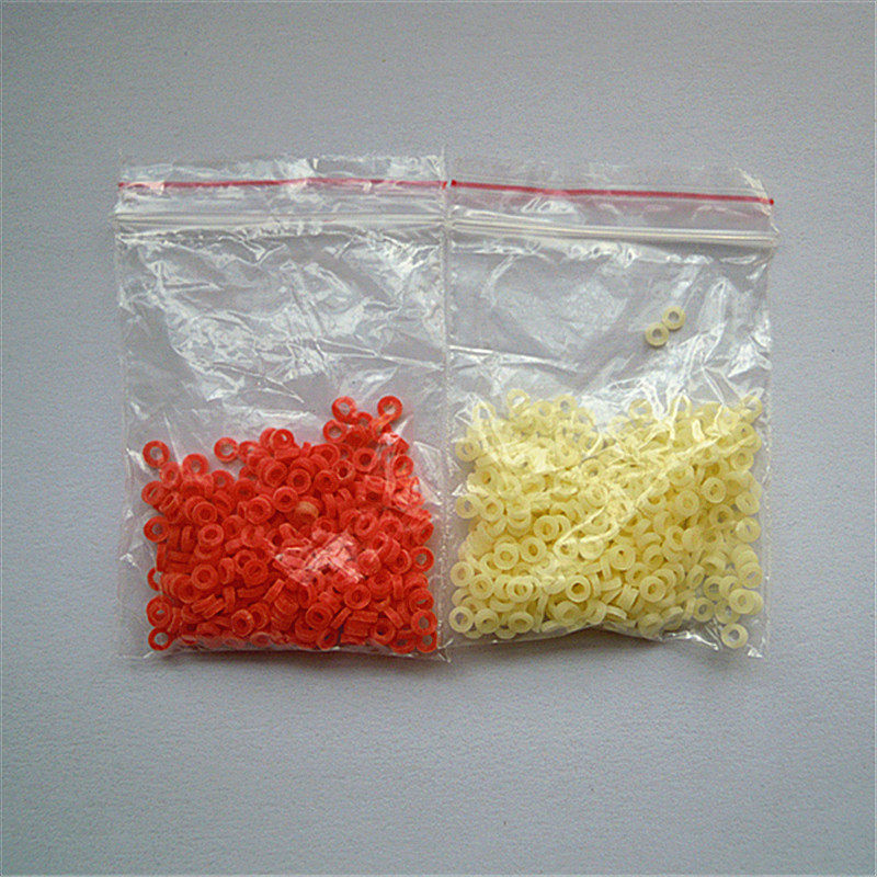 Red worm rubber band granule rubber ring upper bait rubber band earthworm ring fishing gear fishing gear fishing gear fishing equipment supplies fishing gear small accessories