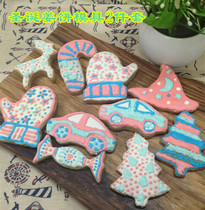 Christmas biscuit mold set stainless steel biscuit mold plastic matching sugar screen gingerbread mold