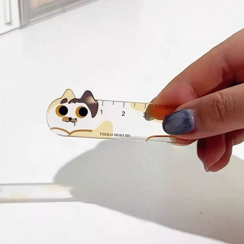 Give a friend a good-looking cat ruler and a kitten ruler