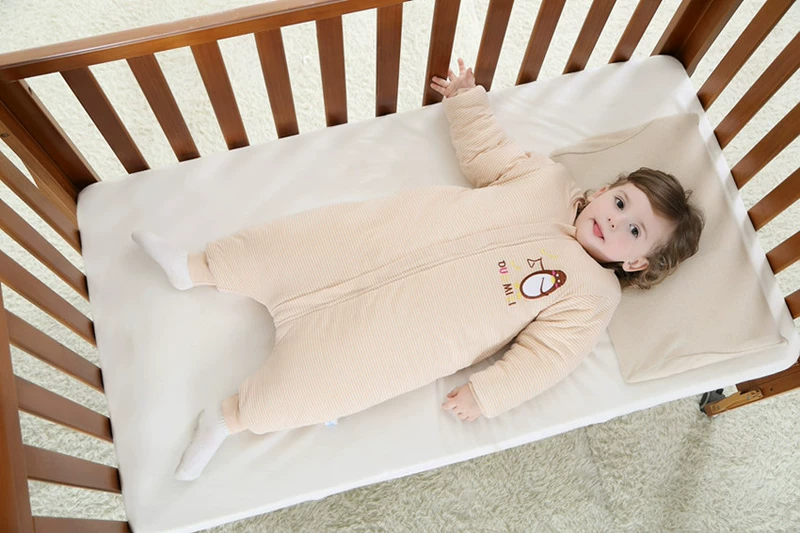 Đồ ngủ cho bé cotton mùa thu và mùa đông dày 1-2-3 tuổi bé trai và bé gái ấm áp và ngăn ngừa đá cho bé mùa đông
